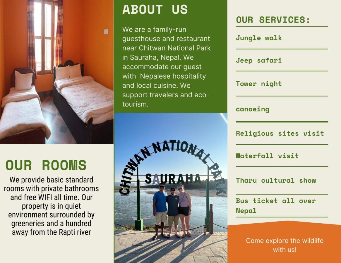 Tara Guesthouse - Sauraha,Chitwan Exterior foto
